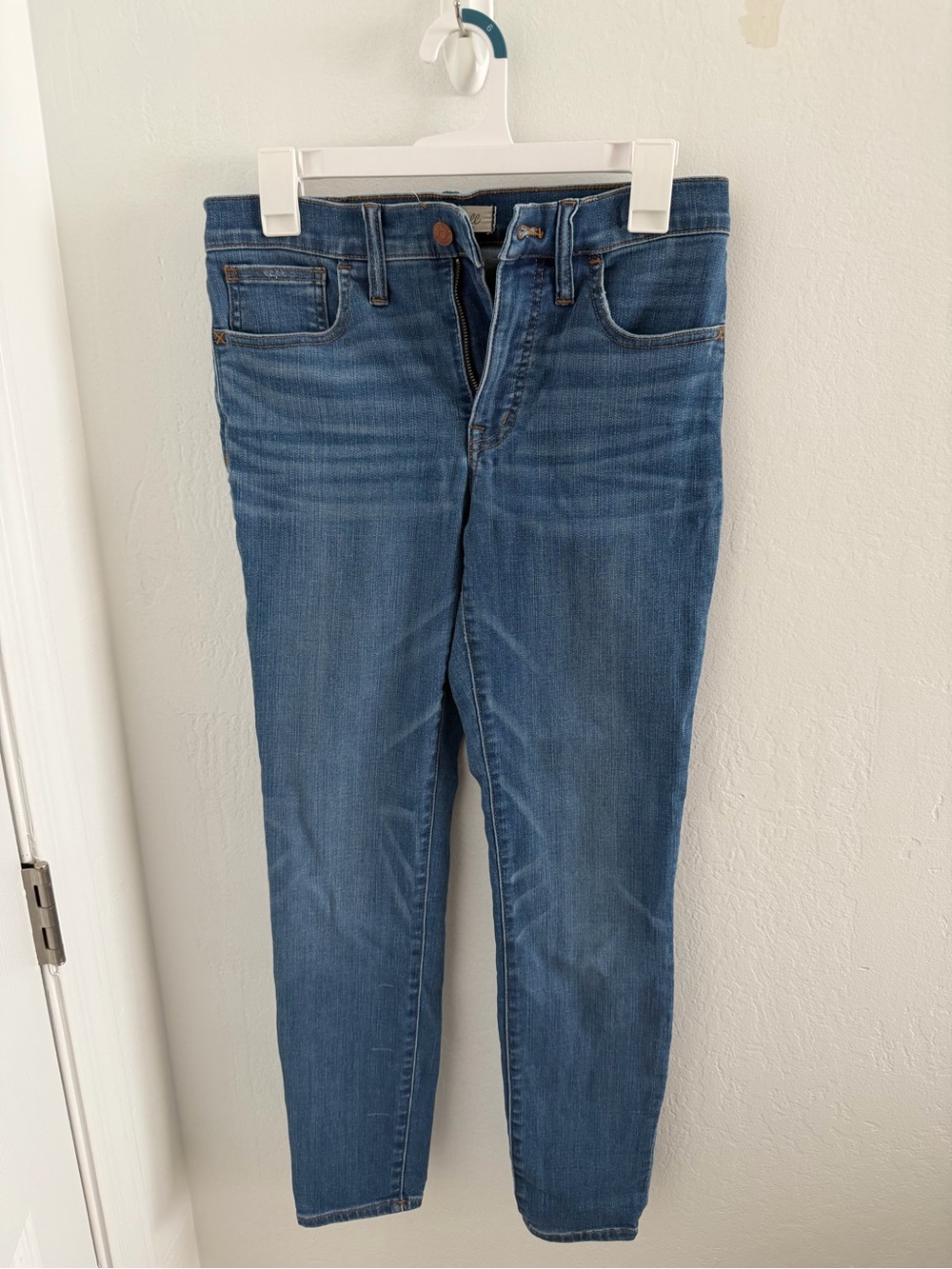 Madewell Blue Skinny Jeans